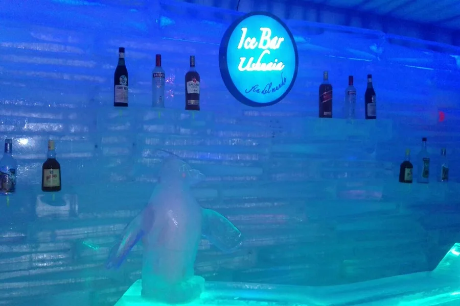 Temporada Invernal: Inauguraron un Bar de Hielo en Ushuaia