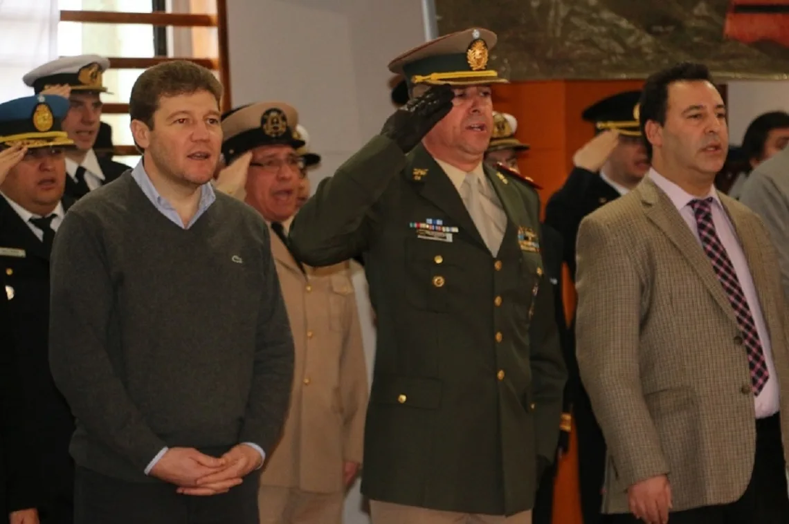 Melella acompañó el acto por el 78° Aniversario de Gendarmería