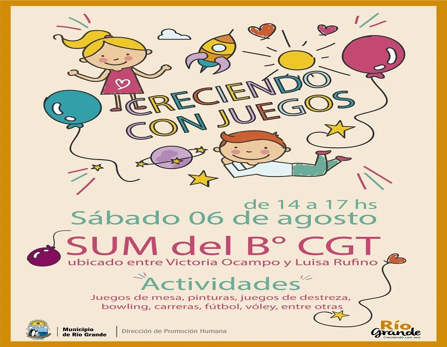 El municipio festeja el mes del niño con actividades en los barrios de la ciudad