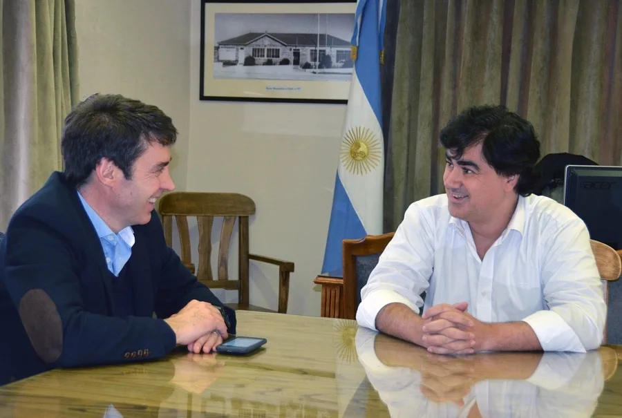 Alejandro Nogar recibió al flamante gerente de Anses Ushuaia, Héctor Stefani