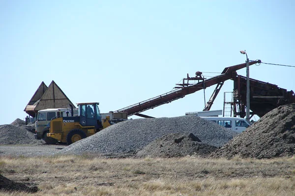 La extracción de aridos se realiza en varias zonas de la costa riograndense.