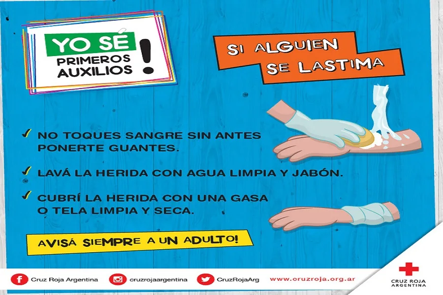 Cruz Roja: Se viene la semana de los Primeros Auxilios