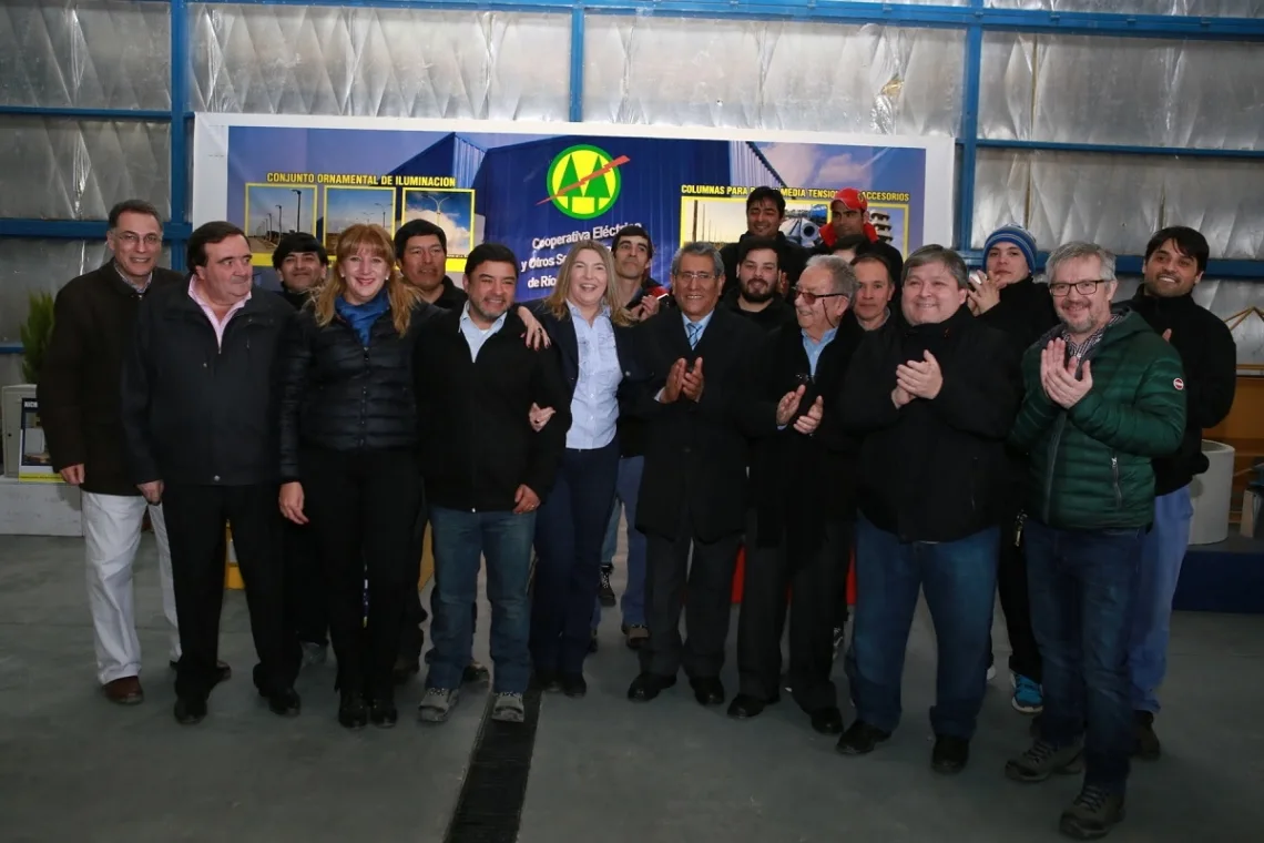 La Cooperativa Eléctrica inauguró una planta de pretensados y premoldeados