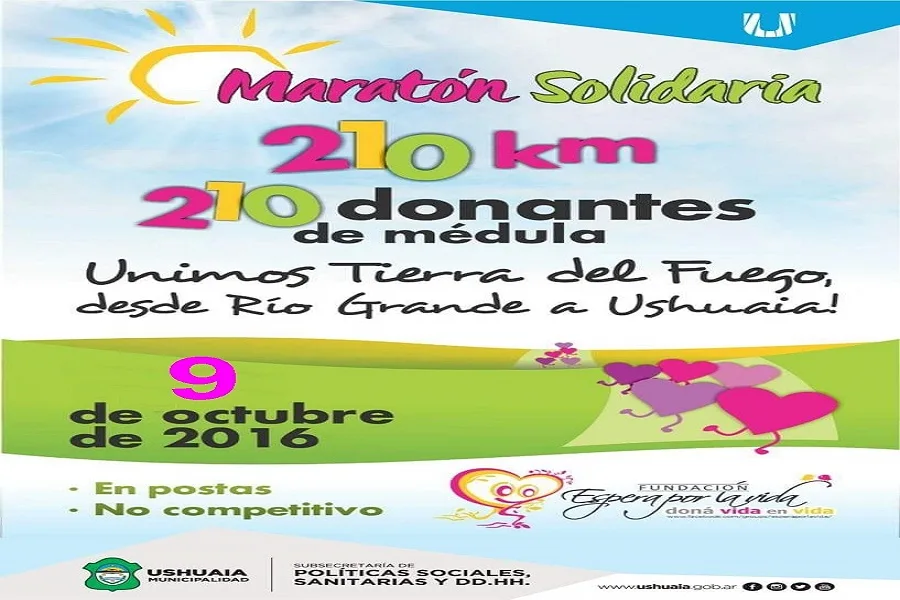 Maratón 210 km, 210 donantes de médula