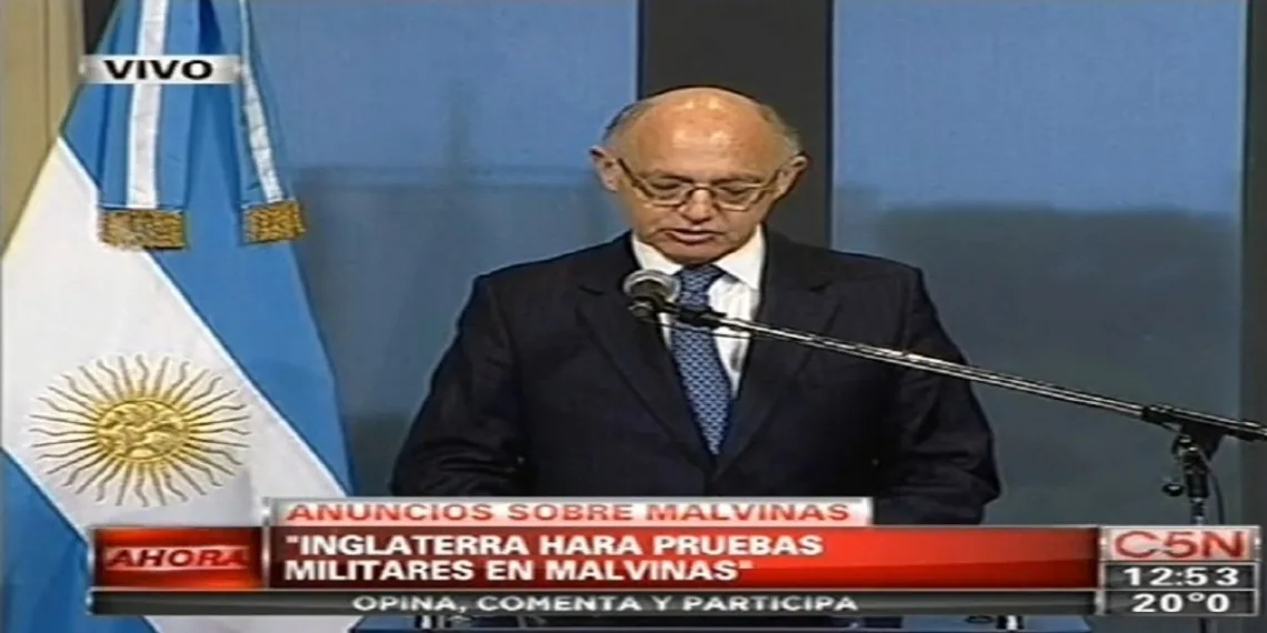 Inglaterra hará pruebas militares en Malvinas: Repudio del Gobierno