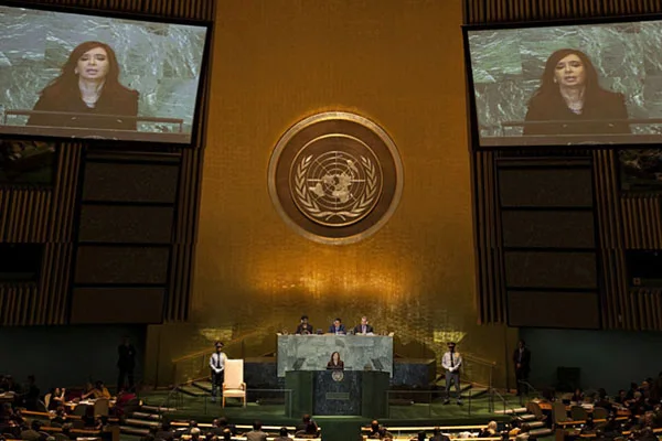 En la ONU, la Presidente argentina reclamó por Malvinas.