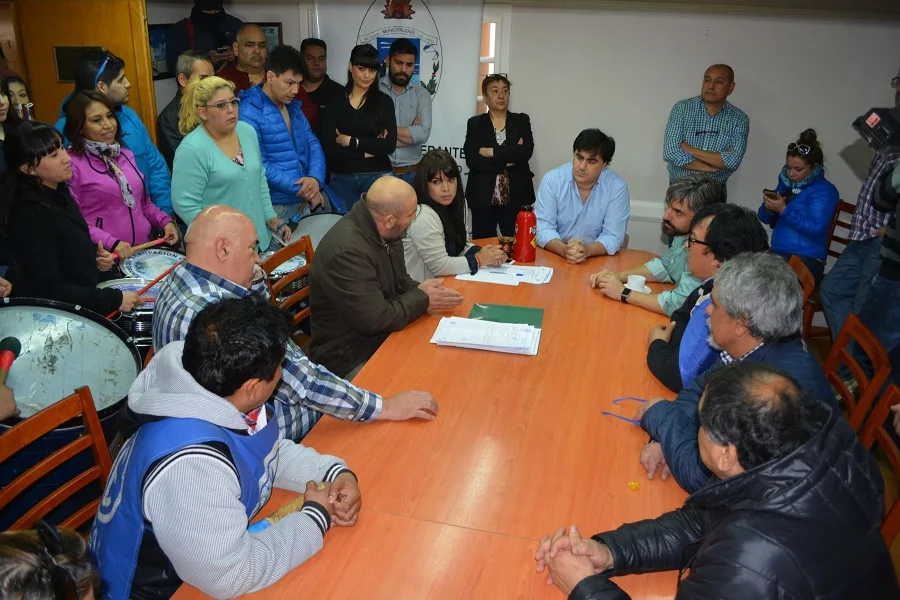 Concejales recibieron al gremio de ATE: Reclamaron participar en el debate del presupuesto