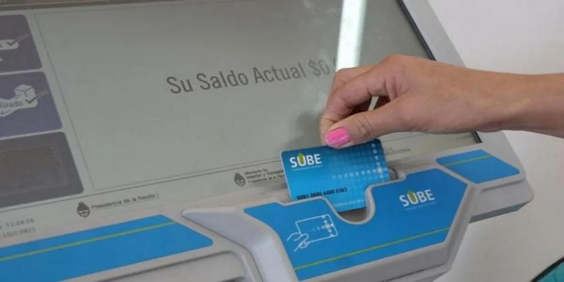 A partir del lunes, se podrá cargar la tarjeta SUBE por Internet