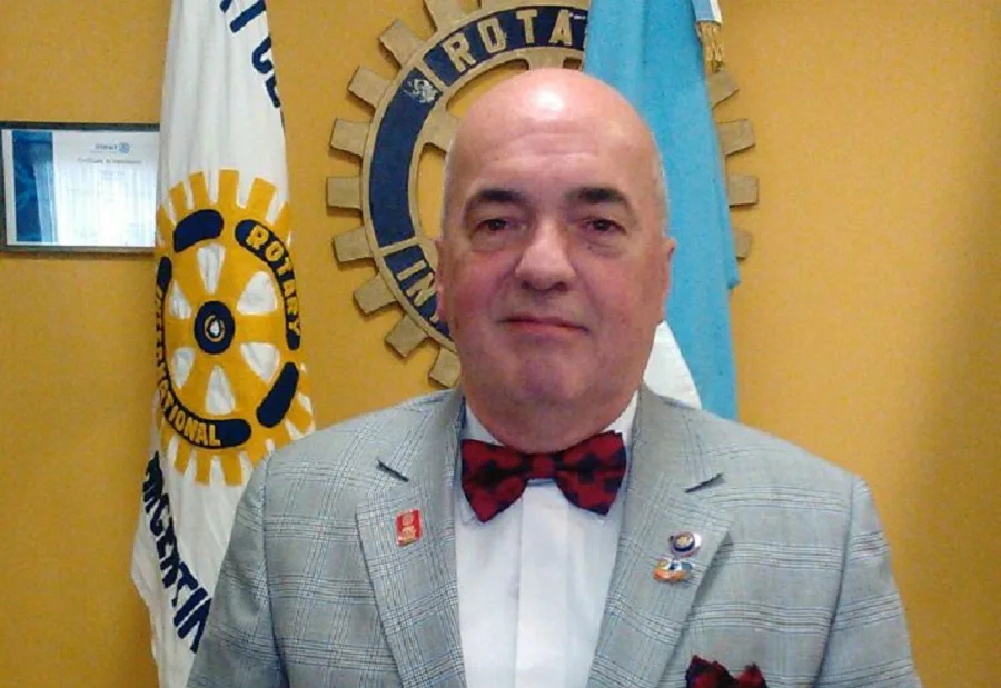 Tierra del Fuego recibió a Eduardo Dalmedo, gobernador del Rotary