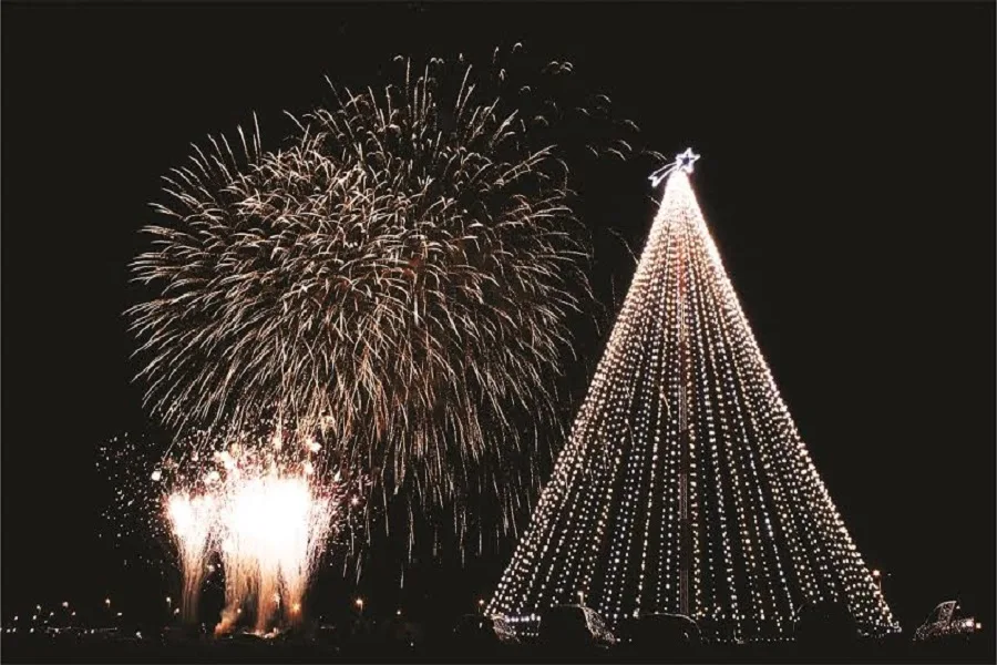 El miércoles se realizará el tradicional encendido del árbol de Navidad
