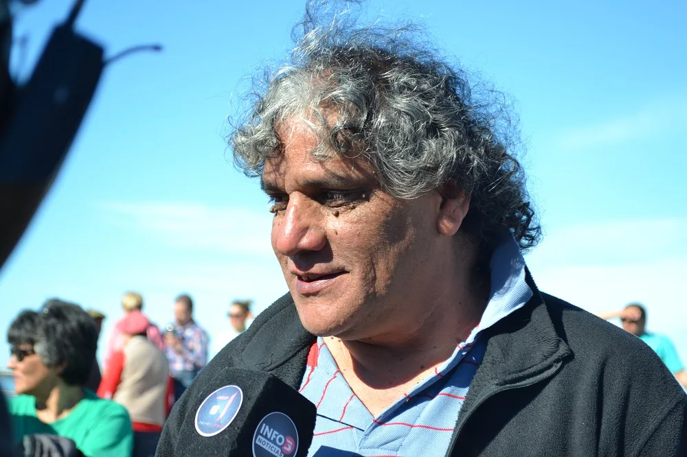 El ganador quien logró la pieza más grande en la Fiesta Provincial del Róbalo.