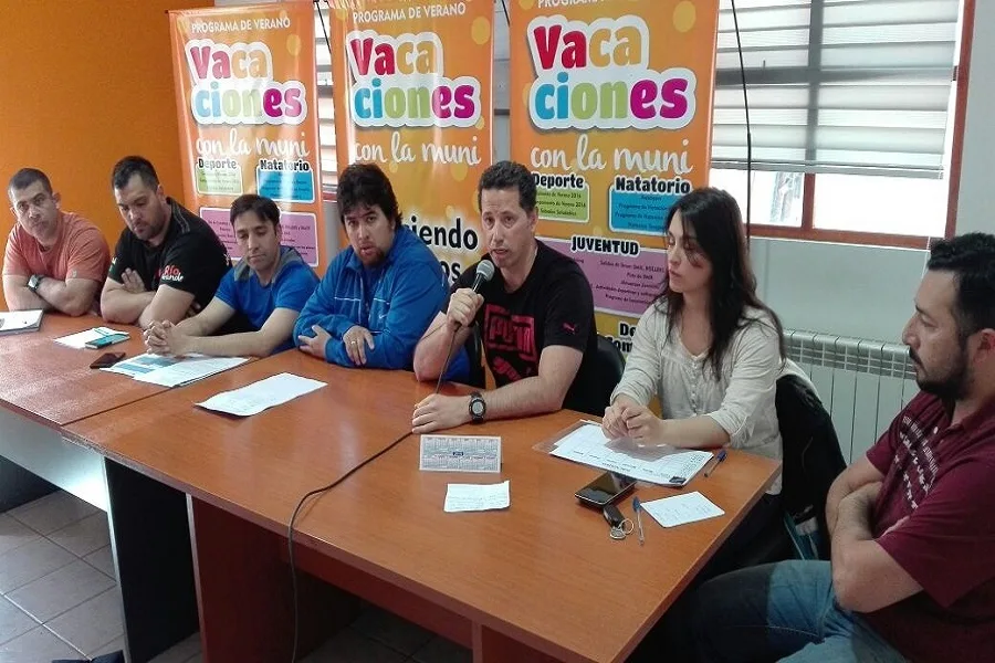 Se presentó el programa de verano " Vacaciones con la Muni"