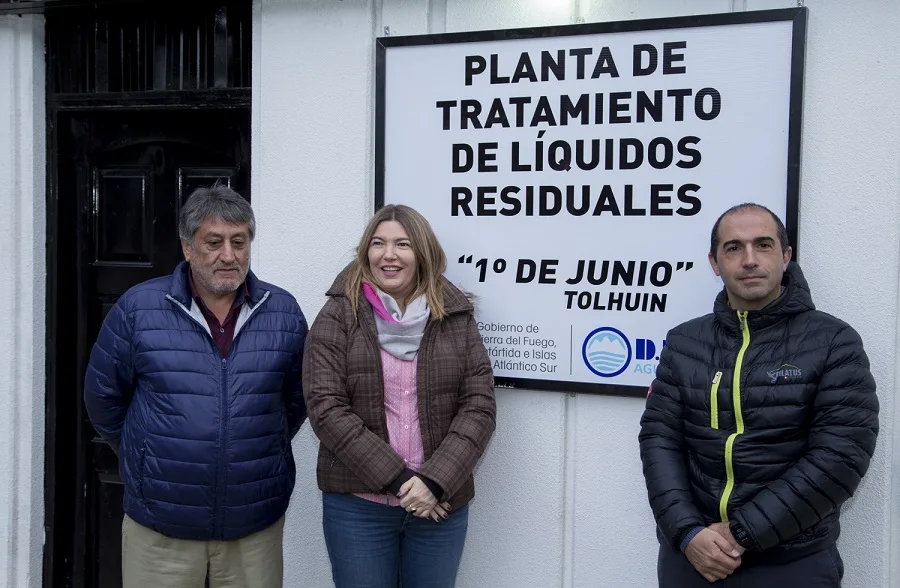 Tolhuin: Ya funciona la Planta de Tratamiento de Líquidos Residuales