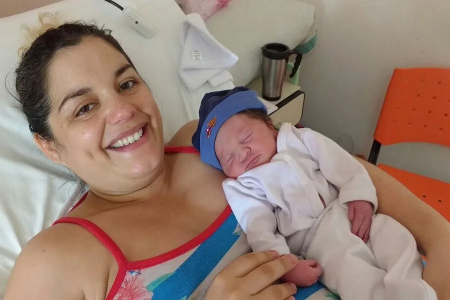 Gael, el primer ushuaiense, nació en el Hospital Regional Ushuaia