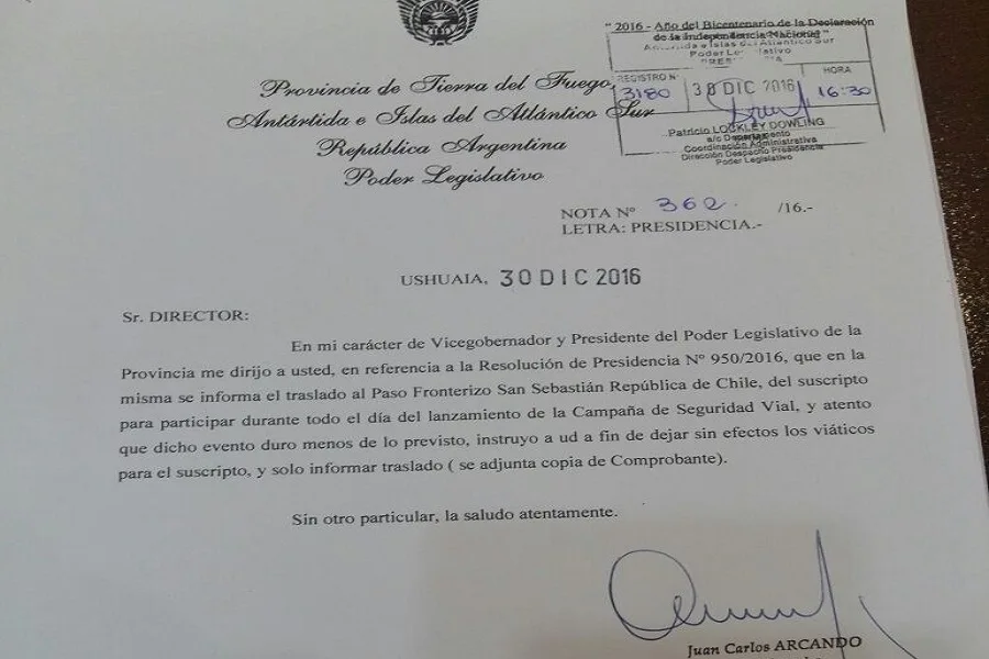 Sin efecto: Arcando no cobrará viáticos internacionales