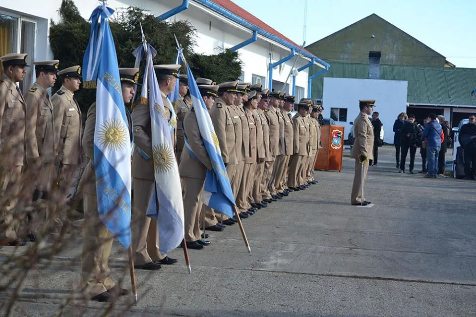 Ceremonia por el festejo de los 100 años de Prefectura en Río Grande