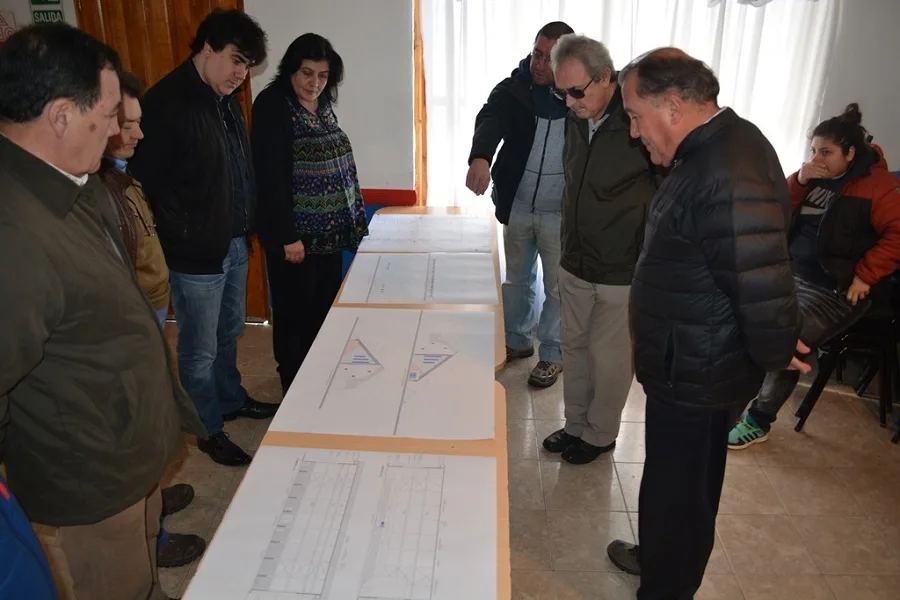 ACHER presentó a Nogar y Mora el proyecto del nuevo gimnasio 