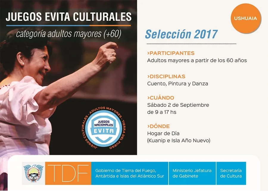 Juegos Evita Culturales 2017: Selección Categoría Adultos Mayores