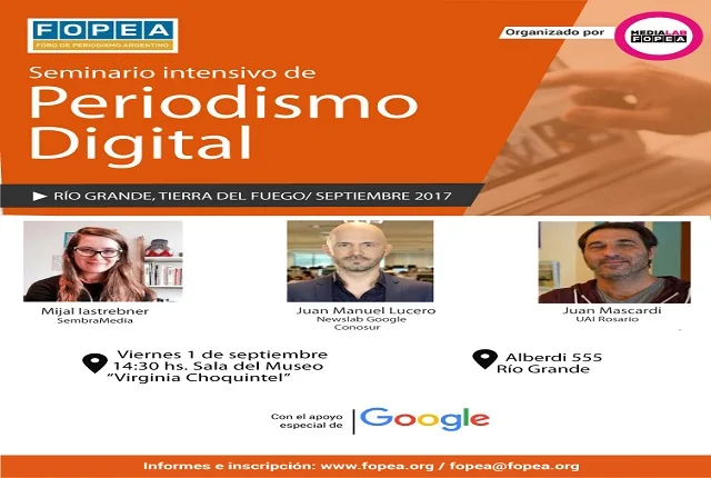 Río Grande: Darán un seminario intensivo de periodismo digital
