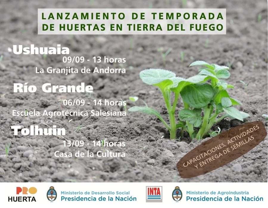Pro Huerta INTA: Con la distribución de semillas comienza la temporada de huertas