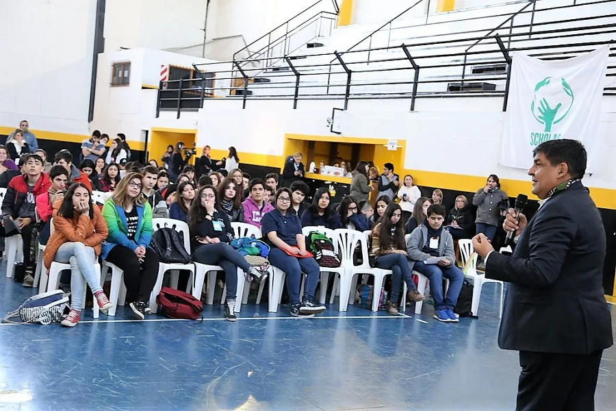  El Vicegobernador Arcando participó de encuentro de jóvenes en el marco de la “Scholas Ocurrentes”