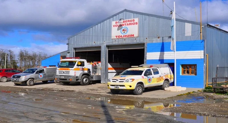 Ordenamiento del cuartel de Bomberos Voluntarios de Tolhuin