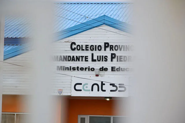 Colegio provincial Luis Pidra Buena. Uno de los establecimientos que censuró a la prensa.