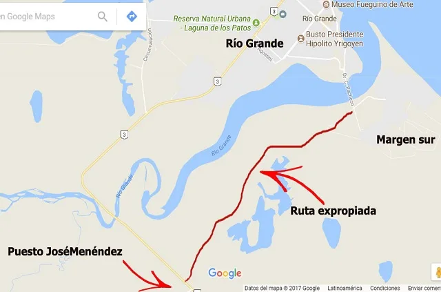 Expropiaron la vieja ruta 3 para concretar el acceso alternativo a la margen sur