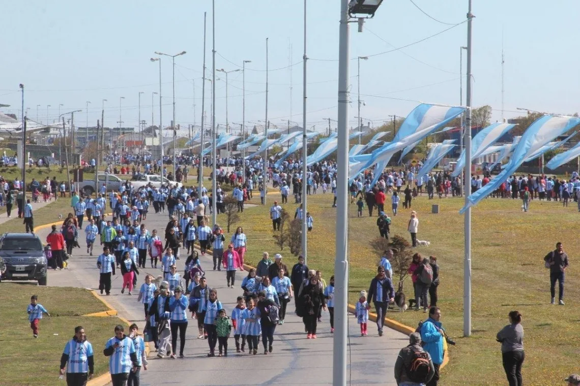  Miles de riograndenses corrieron nuevamente por Malvinas