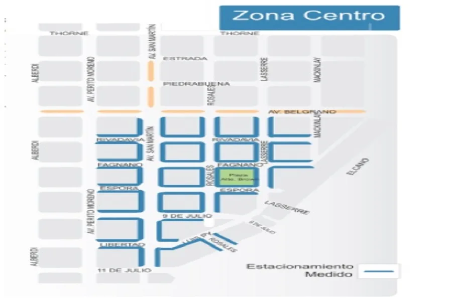 Desde este miércoles se amplía la zona de cobertura del estacionamiento medido