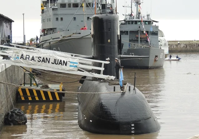 Continúa sin rastros del submarino argentino perdido en el Atlántico Sur