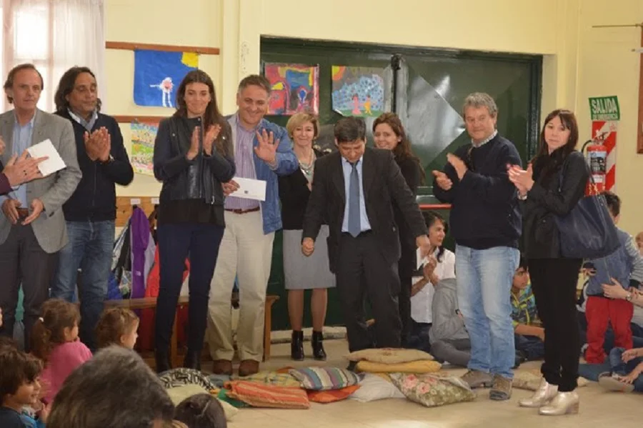 Romero anunció la donación de obra a la Escuela Experimental