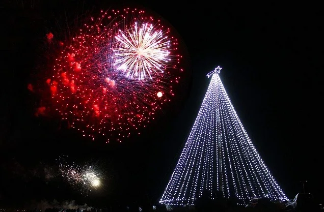  Ya delinean los preparativos para el encendido del árbol de Navidad