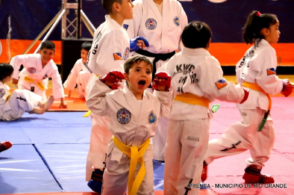 Los talleres de Taekwondo cerraron el año con una exhibición para las familias