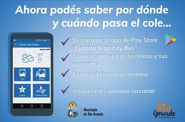 La App “Cuando Llega City Bus” fue presentada de manera oficial