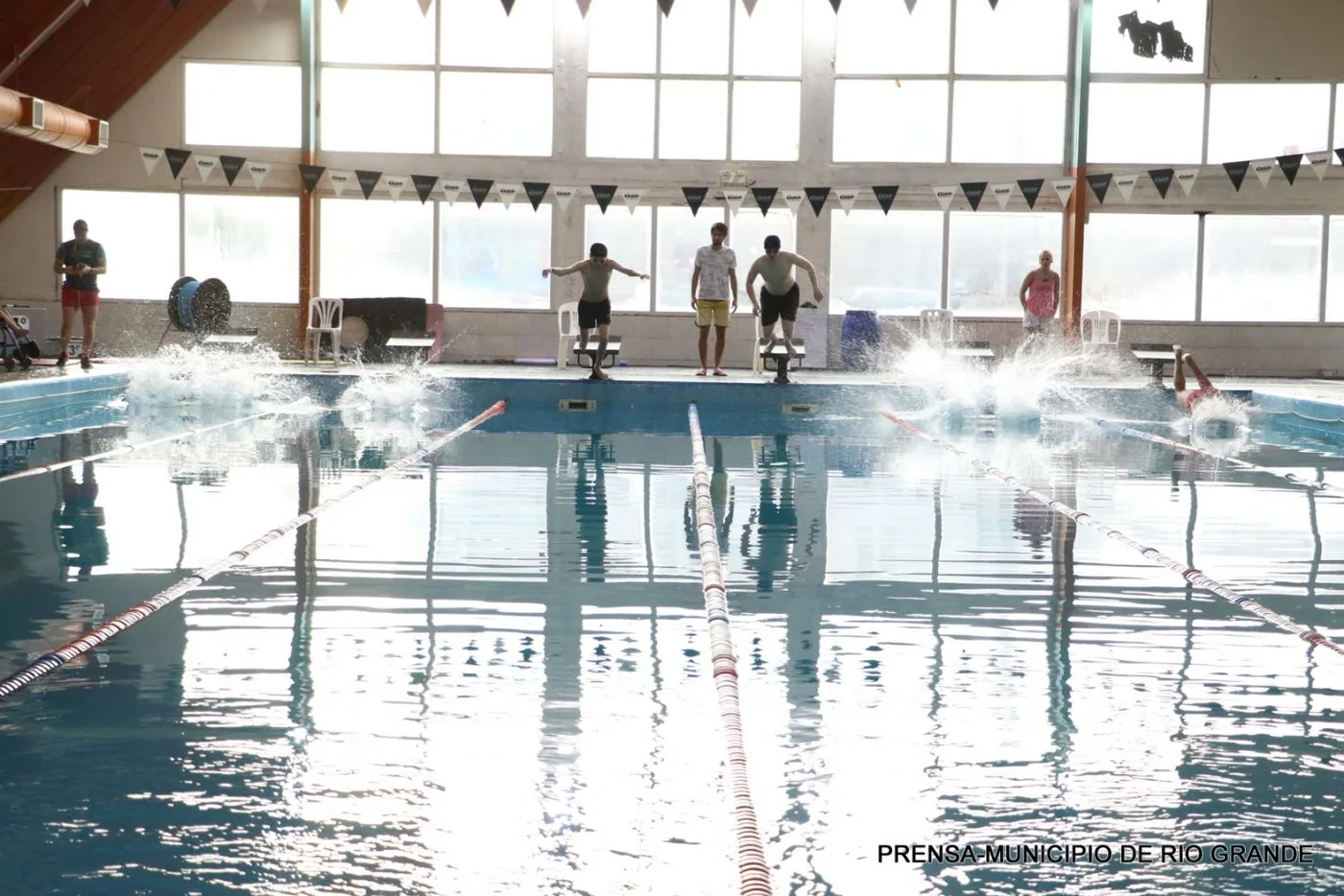 Primer Torneo de Natación de la Liga de Deporte Adaptado, en el Natatorio Municipal “Eva Perón.