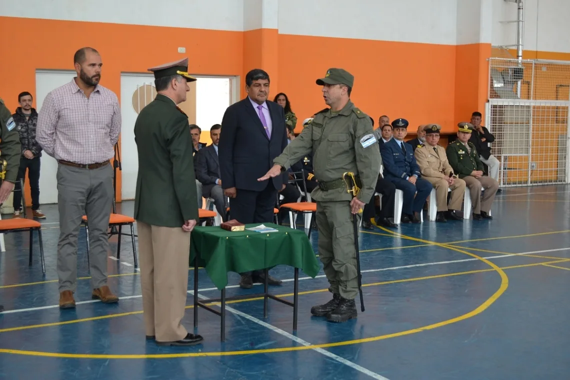 Gendarmería: Se realizó el acto por el cambio de jefatura del Escuadrón 62 de Río Grande