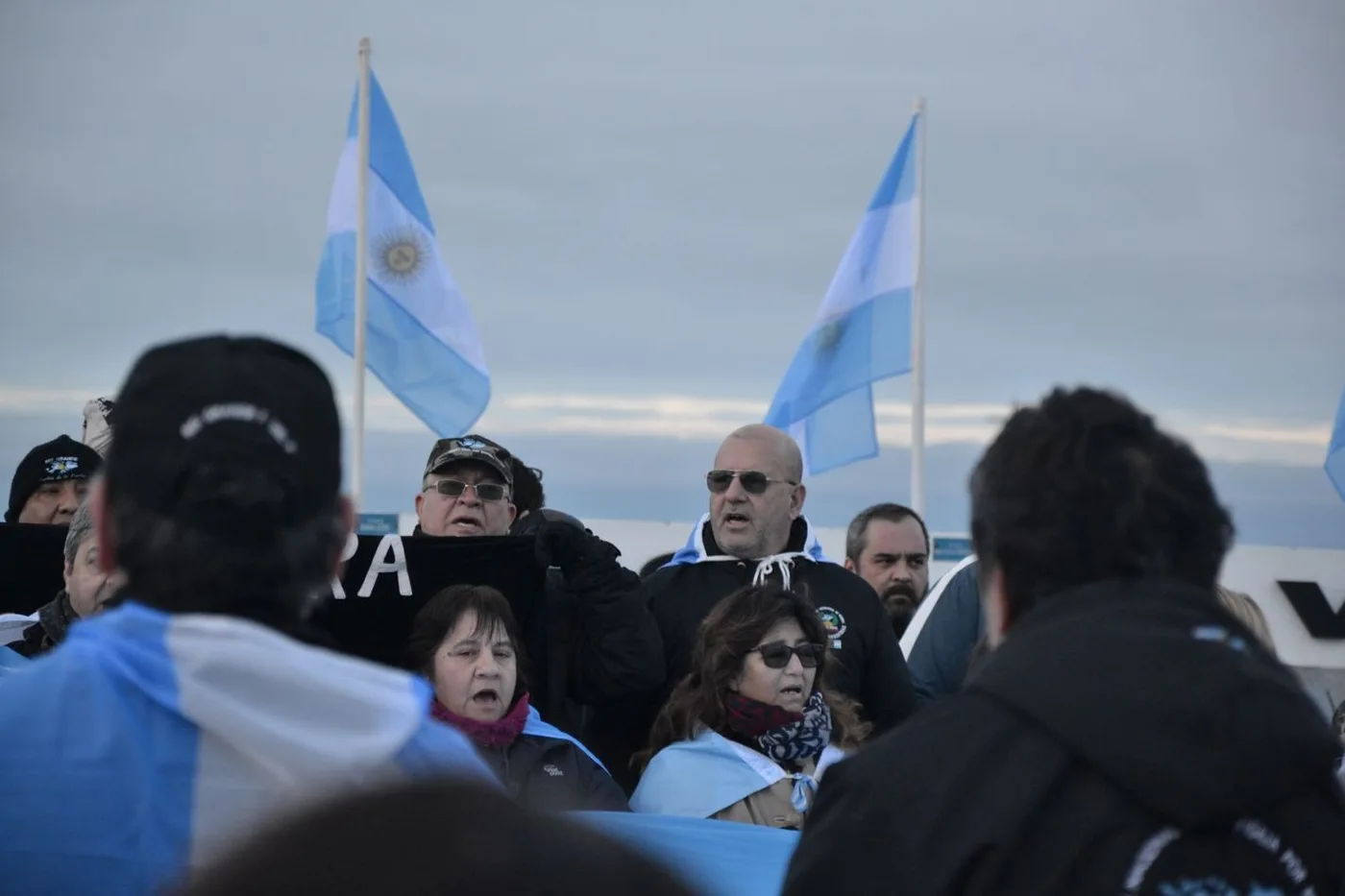 Veteranos de guerra marcharon en defensa de la Soberanía de Malvinas