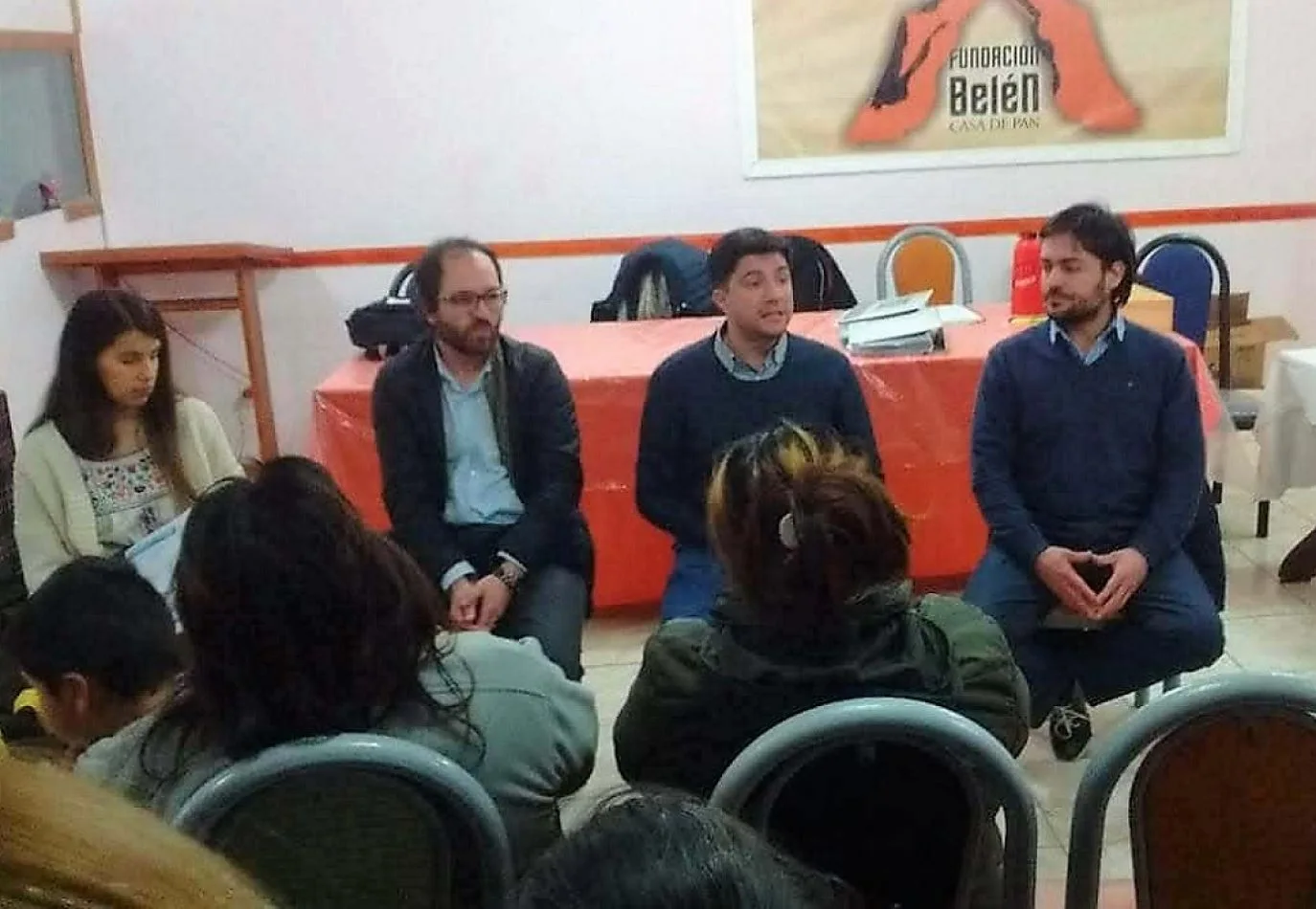 Del encuentro participaron Sebastián Enchieme, Diego Barrientos, Macarena Bianchi y Fermín Randon
