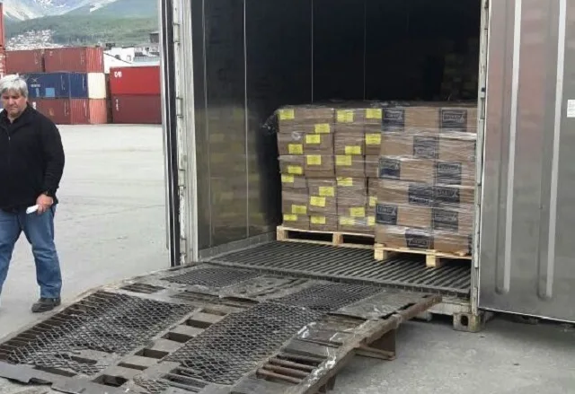 Decomisaron 20 mil kilos de merluza vencida en el Puerto de Ushuaia