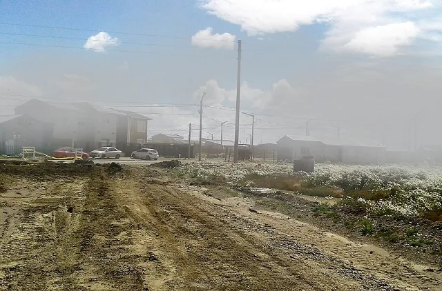 La tormenta de polvo vuelve a azotar la ciudad de Río Grande