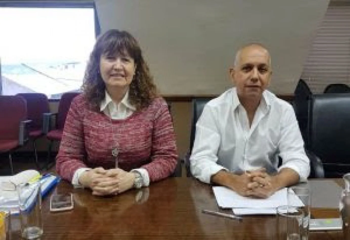 Los legisladores del Movimiento Popular Fueguino, Mónica Urquiza y Pablo Villegas