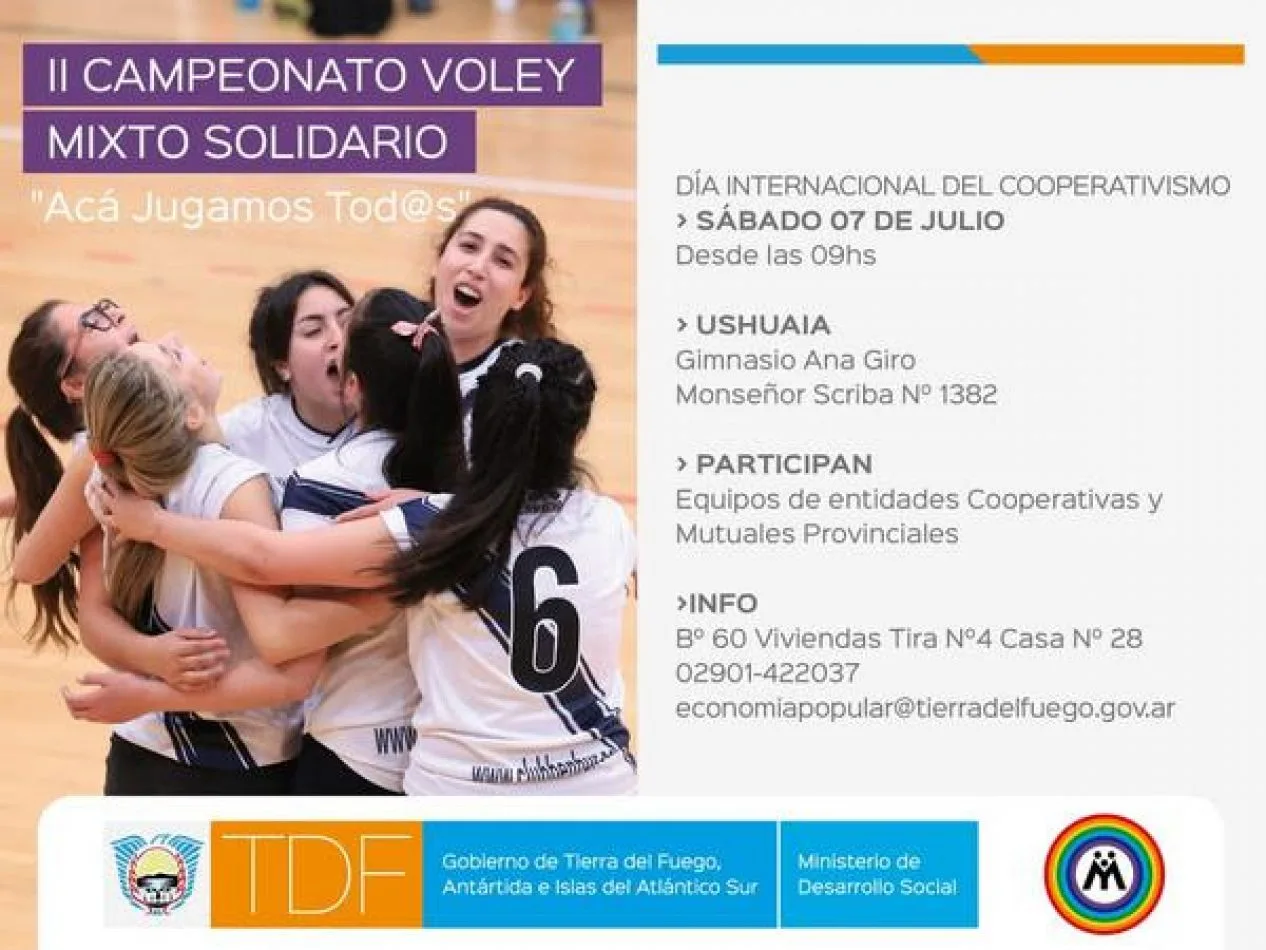 Segundo Campeonato de Voley Mixto Solidario