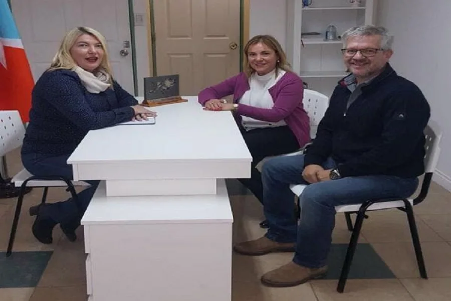  Actos por Malvinas: La gobernadora Bertone se reunió con la senadora Boyadjian.