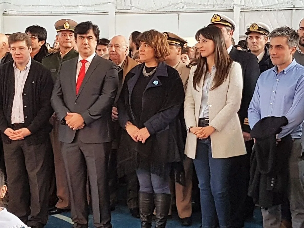 Concejales en el acto del aniversario 97 de Río Grande.