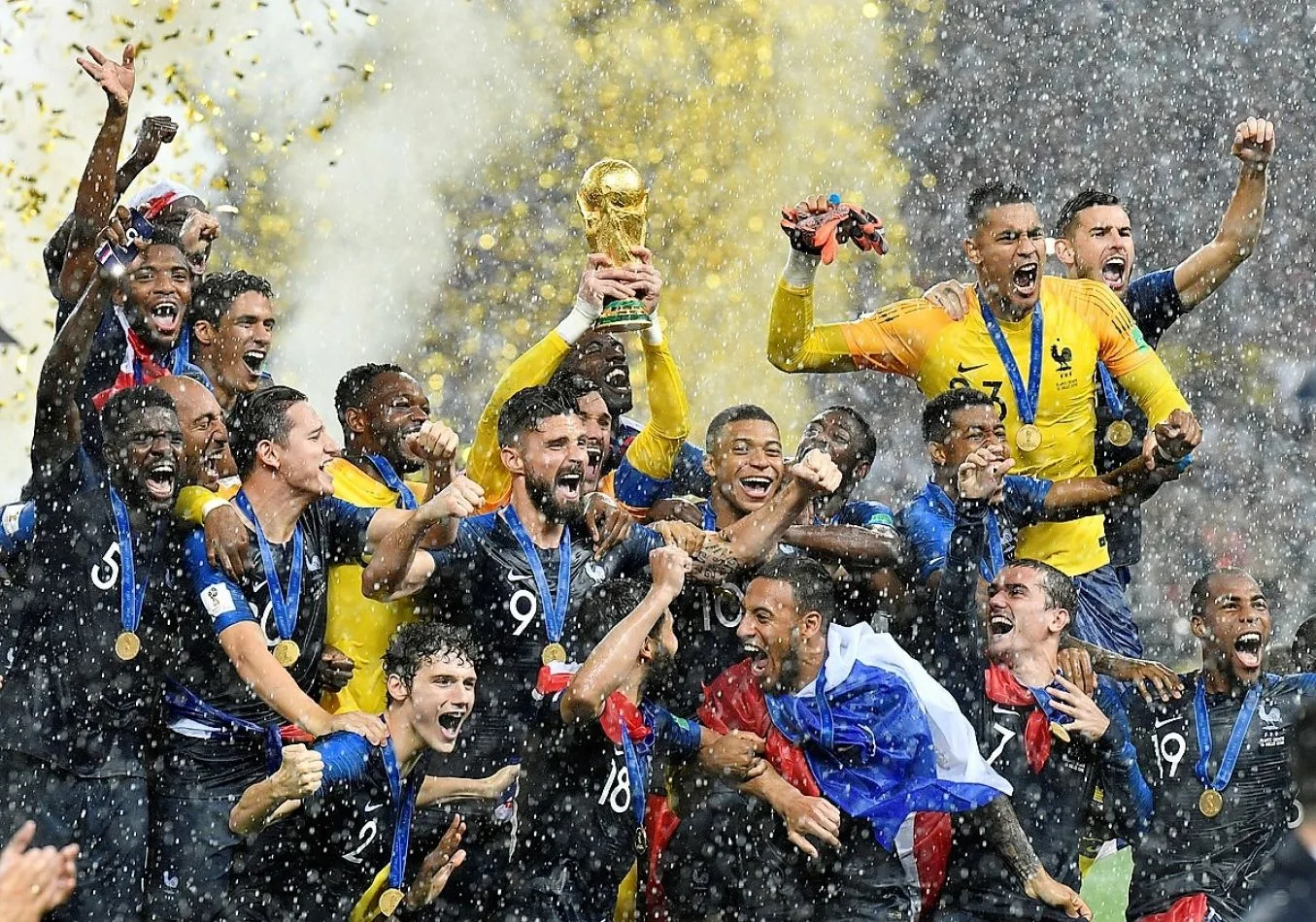 La seleccion francesa es campeona mundial de fútbol.