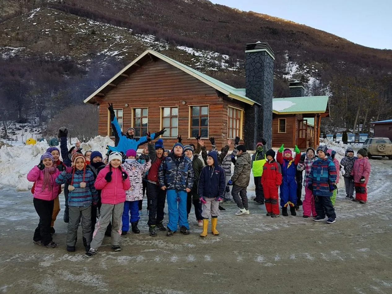 Campamento de invierno en Ushuaia