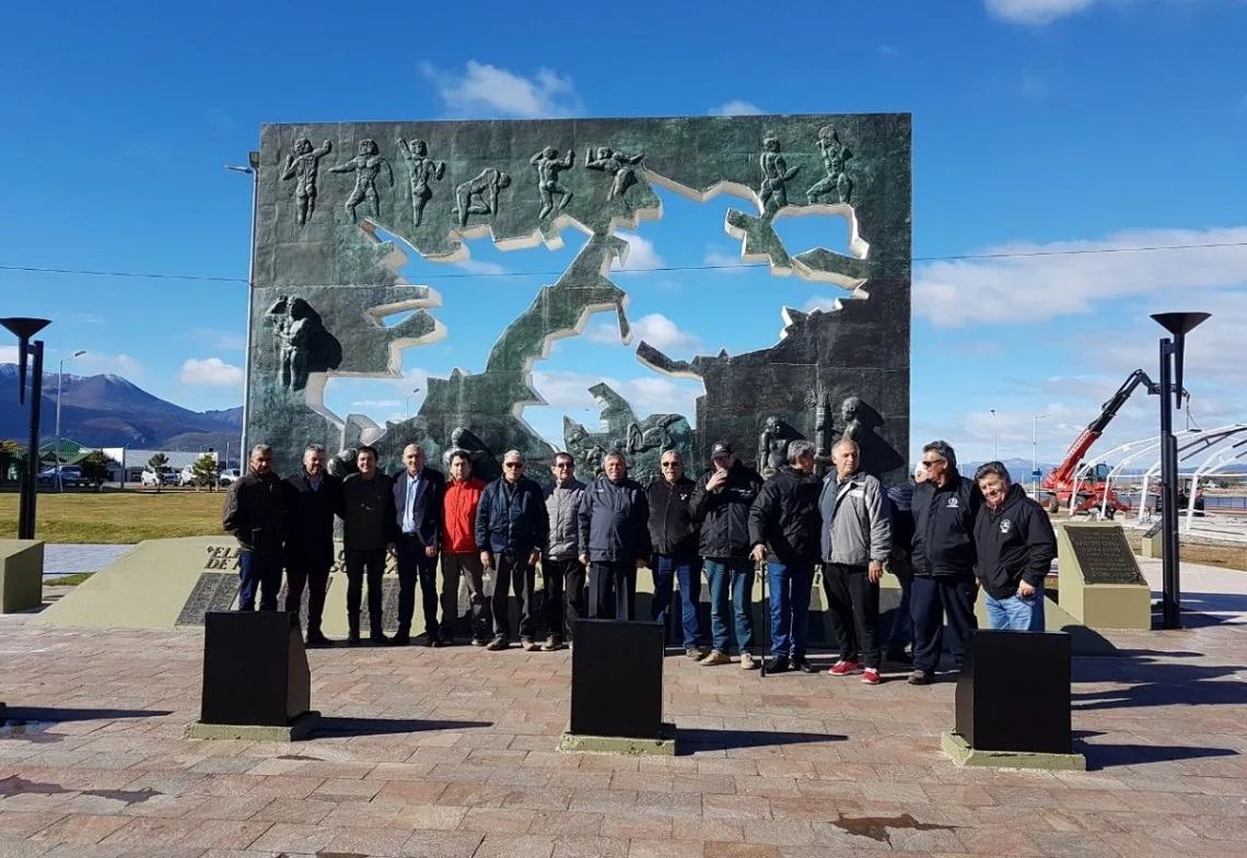 Veteranos de guerra de todo el país llegan a Tierra del Fuego 