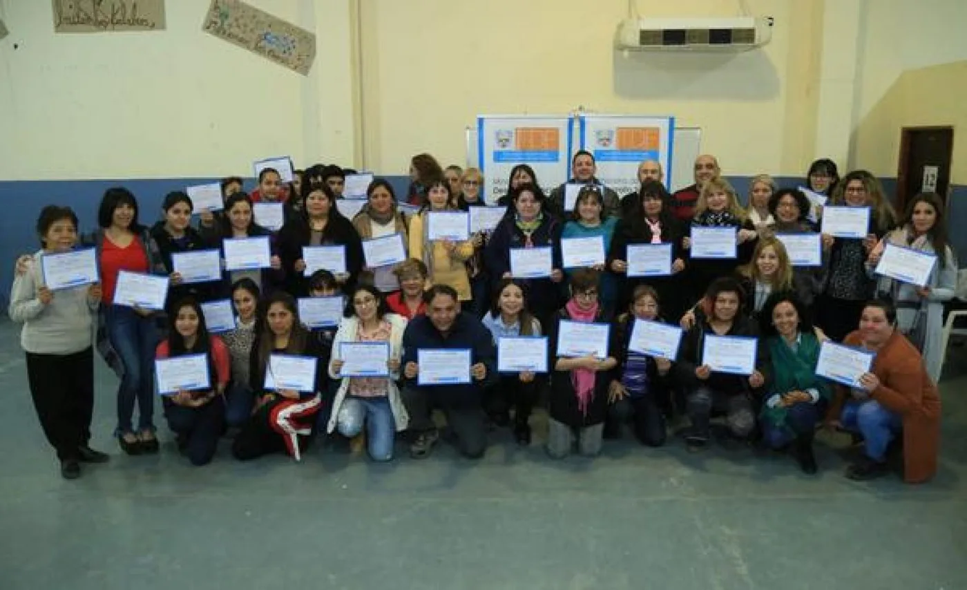 Participantes del curso de voluntariado social