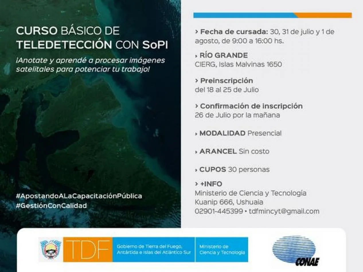 Inscripciones abiertas para la capacitación en Tecnología Satelital